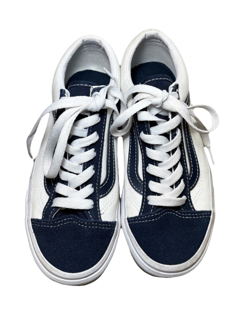 Vans Style 36 'Classic Sport - Dress Blues Navy and White Sneakers Skate Sz 6